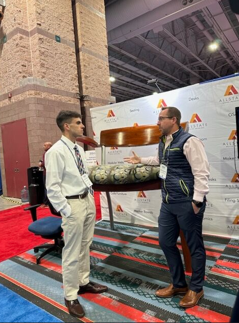 Kevin interviewing at NJ League of Municipalities